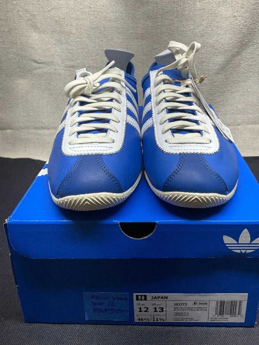 Adidas Japan JS3773 Bright Royal Mens Size US 12 NIB